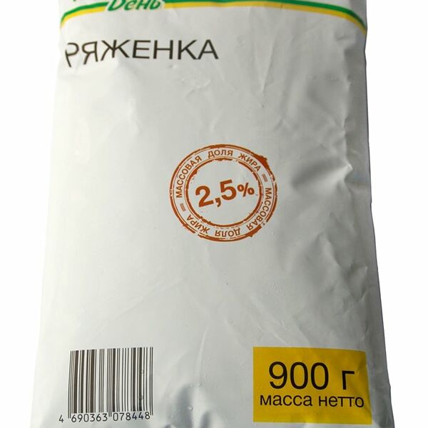 Ряженка Каждый день 2,5%, 900 мл