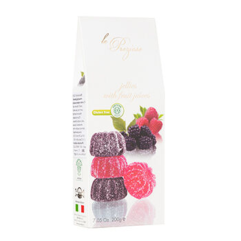 Мармелад Le Preziose Драгоценности с ежевикой и малиной  ( 20% фруктового сока) без глютена, веган