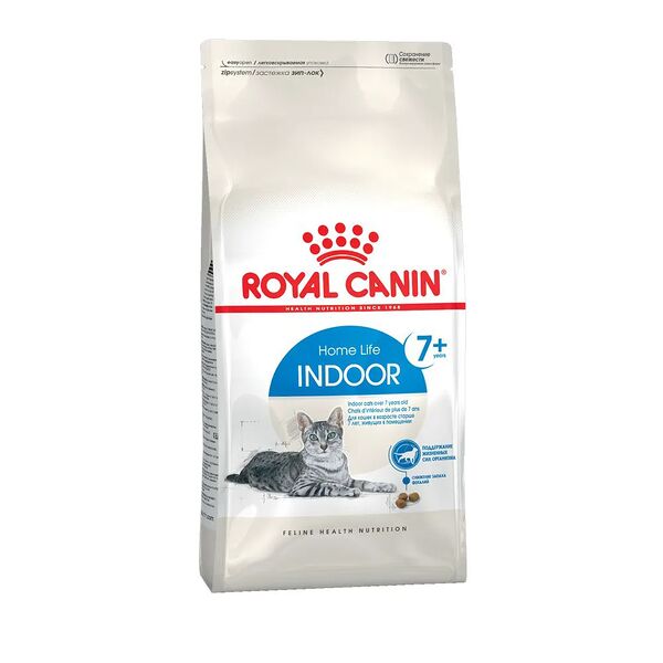 Royal Canin Indoor 7 и для стареющих кошек, живущих в помещении (в возрасте от 7 до 12 лет)
