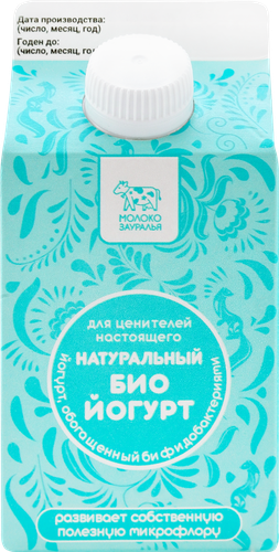 

Биойогурт Молоко Зауралья 2.5%, без змж 450 г