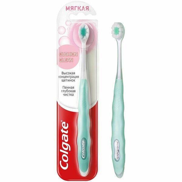 Зубная щетка Colgate Cushion Clean мягкая