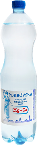 Вода минеральная POKROVSKA природная столовая газированная, 1.25л