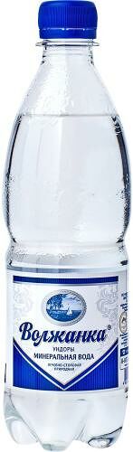 Вода минеральная Волжанка газированная 500 мл