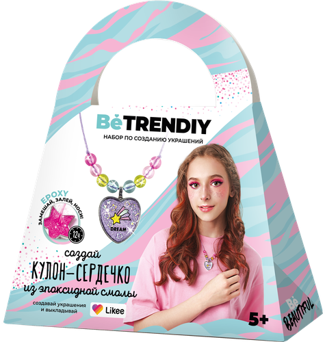 

Набор по созданию украшений Be trendiy Кулон-сердечко