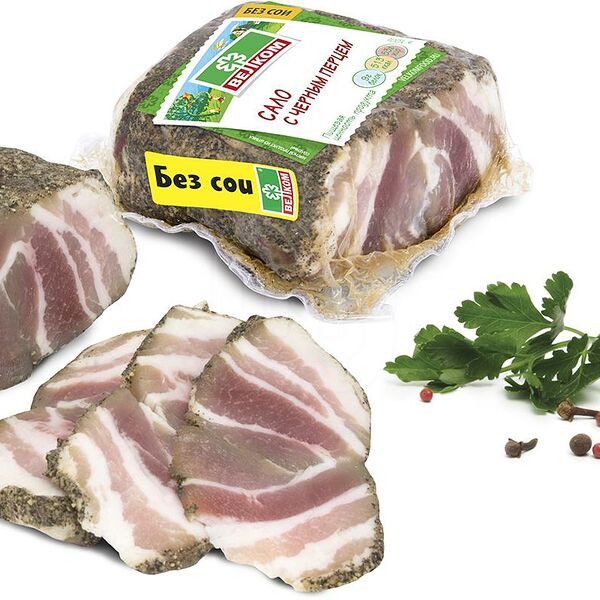 Сало Велком с черным перцем