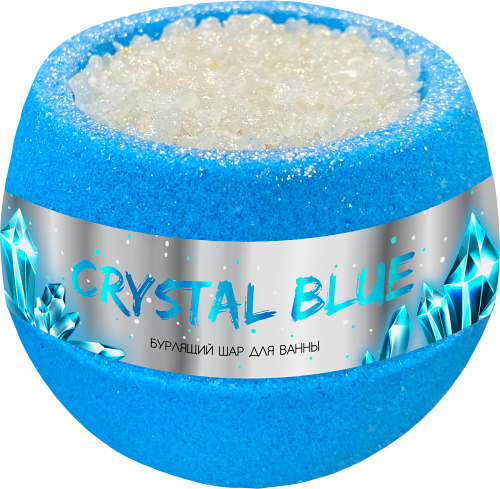 Шар для ванн Fabrik Cosmetology Crystal Blue бурлящий 210 г