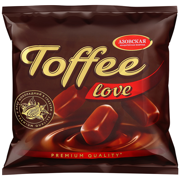 Ирис глазированный АЗОВСКАЯ КФ Toffe Love, 250г