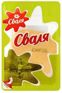 Сыр Тильзитер Сваля нарезка 45 % в Магнит со скидкой –23%