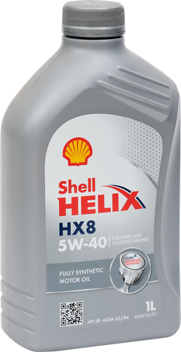 

Масло моторное SHELL Helix HX8 5W-40 синтетическое, 1 л