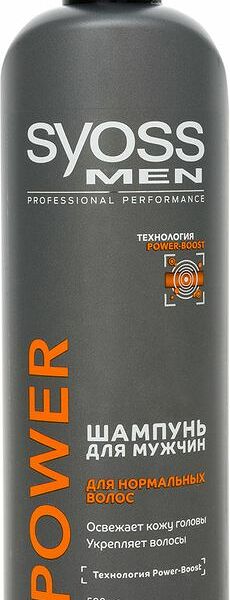 Шампунь Сьёсс Men Power&Stren для нормальных волос, 500мл