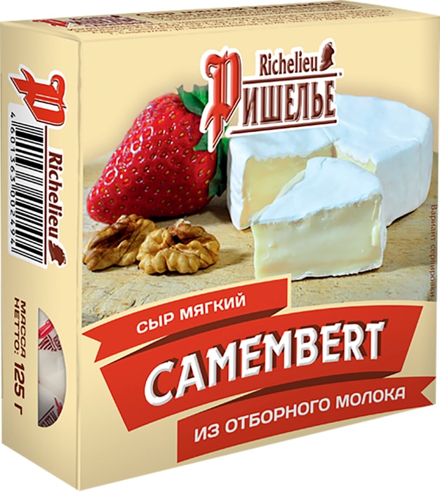 

Сыр мягкий Ришелье Camembert 45% 125 г