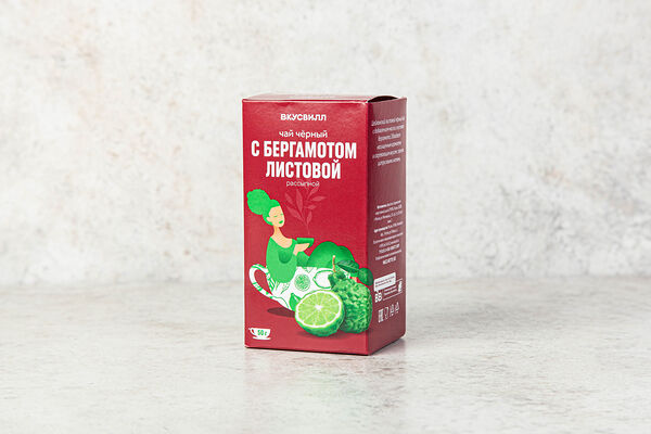 Чай черный с бергамотом листовой