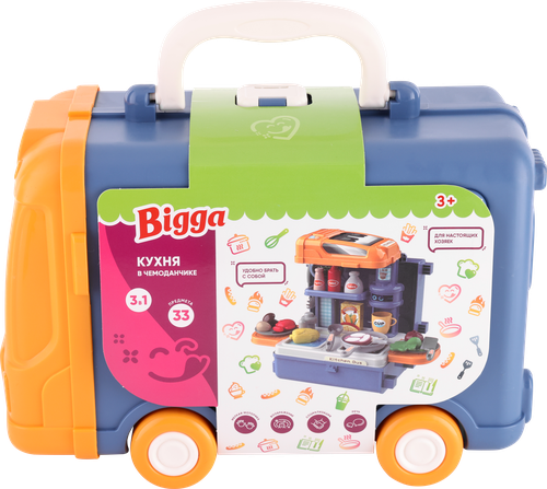 

Набор игровой BIGGA Кухня, в чемоданчике, 33 предмета