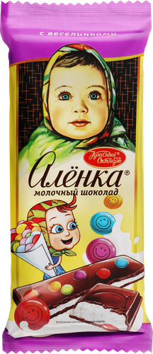 

Шоколад молочный Алёнка с веселинками 87 г