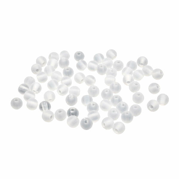 Бусины полупрозрачные 2006 матовые, 6мм, 20гр (170+/-10шт) Astra&Craft(033 прозрачный)