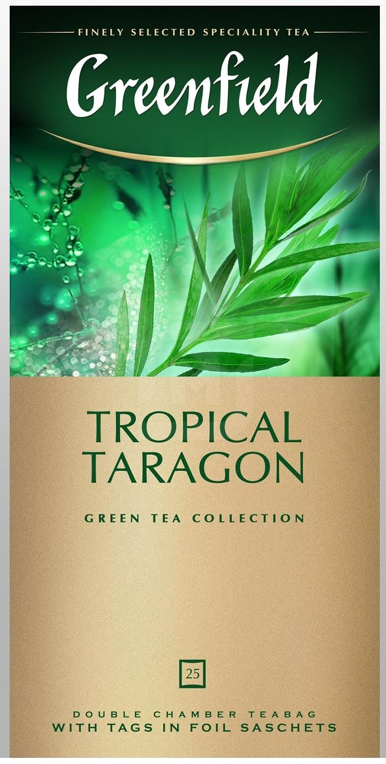 

Чай зелёный Greenfield Tropical Taragon 25пак