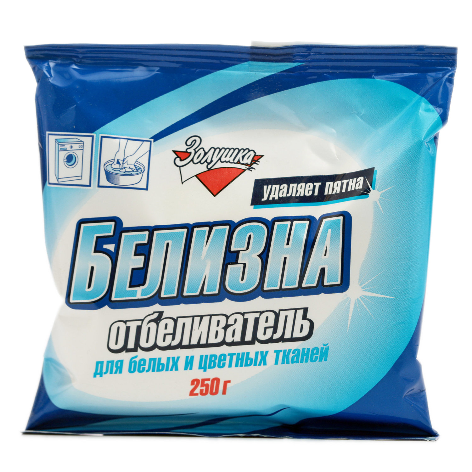 

Белизна-отбеливатель Золушка для белых и цветных тканей, 250 г