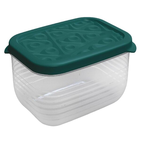 Контейнер прямоугольный Flexo, 1.9 л, пластик, зеленый