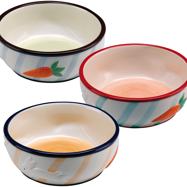 Ferplast миска керамическая РА1089 для кроликов, в ассортименте