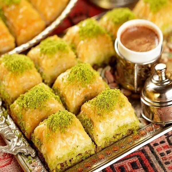 Пахлава иранская с фисташками