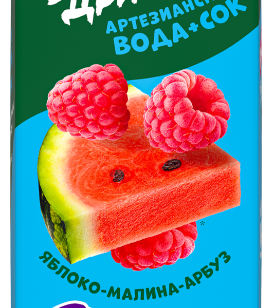 Напиток сокосодержащий Добрый Active kid яблоко-малина-арбуз