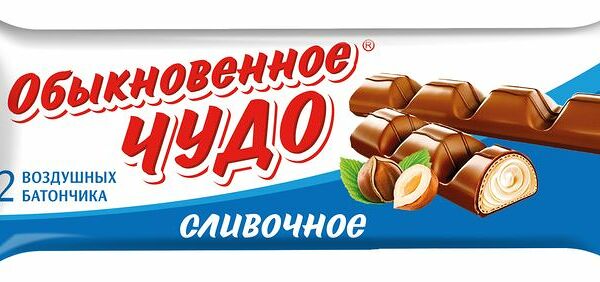 Конфеты вафельные Славянка Обыкновенное чудо сливочные, 55г