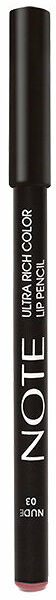 NOTE Карандаш для губ насыщенного цвета, 1,1 г, 03 Nude
