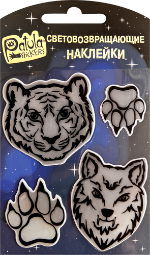 

Наклейки Patula Световозвращающие, в ассортименте 1 шт