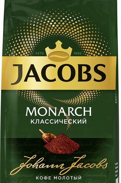 Кофе Jacobs Monarch классический жареный молотый 230г