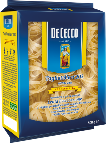 

Макаронные изделия De Cecco Tagliatelle n.203 500 г