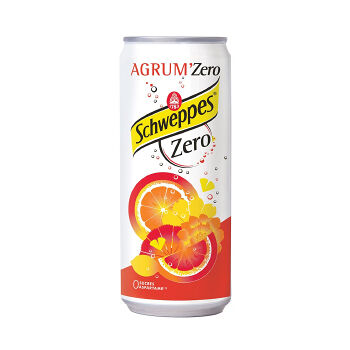 Напиток газированный Schweppes Argum' Zero цитрусовый без сахара 0.33л, Франция