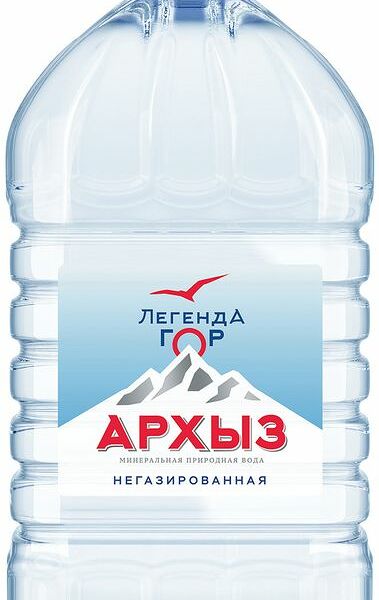 Вода Архыз Легенда Гор минеральная природная питьевая столовая негазированная, 5л