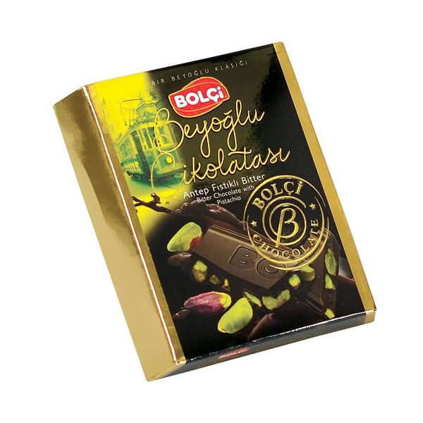 Темный шоколад Bolci с цельной фисташкой