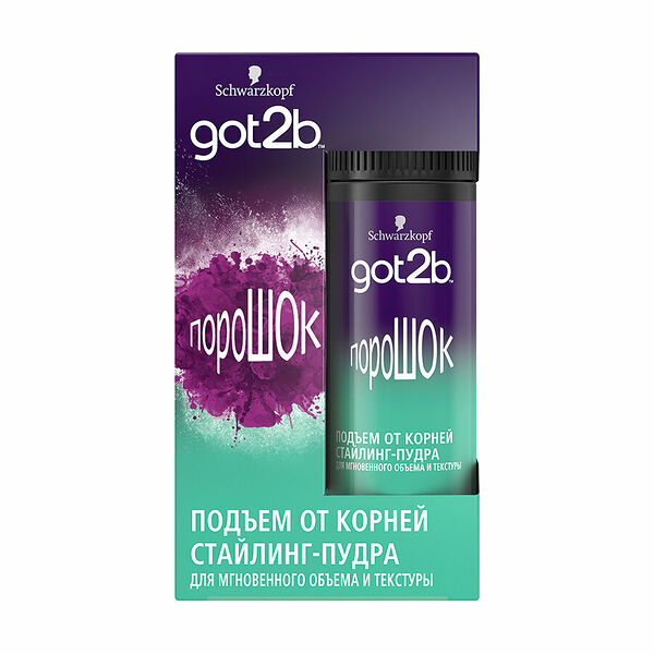 Got2b Стайлинг пудра для объёма волос пороШОК подъем от корней 10 г