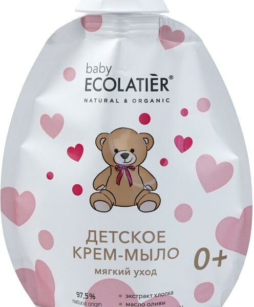 Крем-мыло Ecolatier Мягкий уход детское 0+ 250мл
