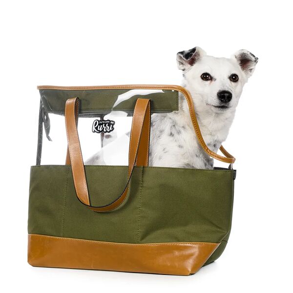 Сумка для кошек и собак мелкого размера, 36x19x39 см, зеленая