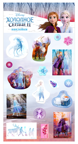 

Наклейки Disney Холодное сердце 2 3D, 9.5х18.5 см