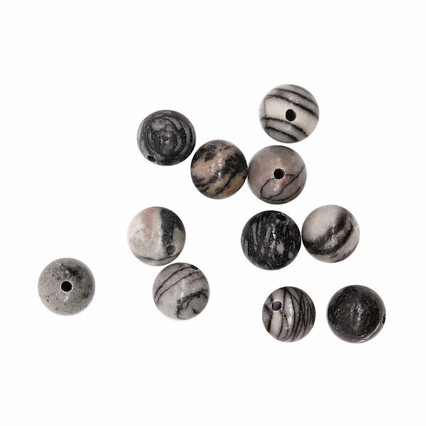 4AR319 Бусины Яшма Пикассо 8мм, 12шт/упак, Astra&Craft