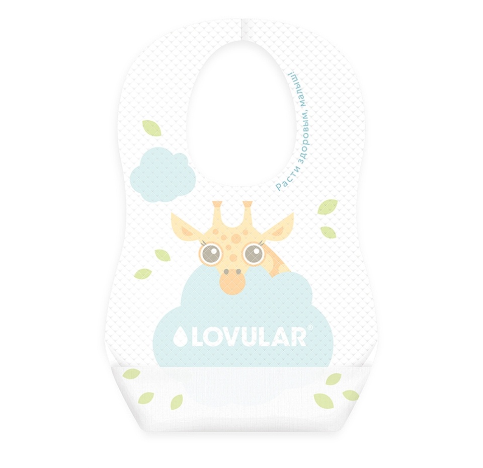 

Нагрудники одноразовые, Lovular, 12 шт., Китай