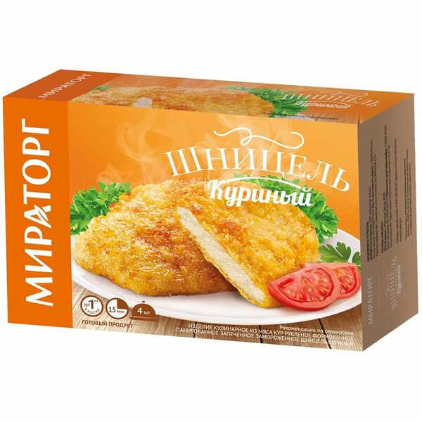 Шницель Мираторг куриный замороженный 360 г