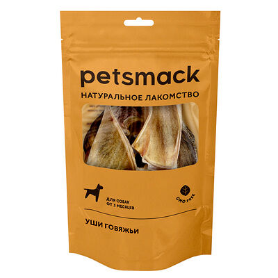 Уши говяжьи Petsmack лакомства 50 г