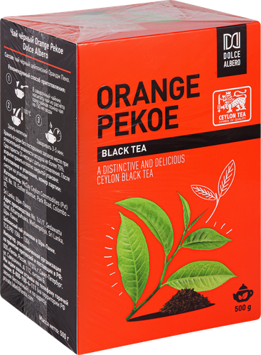 

Чай черный DOLCE ALBERO Orange Pekoe, листовой