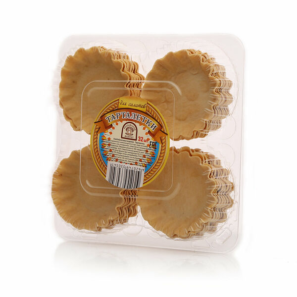 Тарталетки для салатов ТМ Валдайский Жемчуг, 32 шт