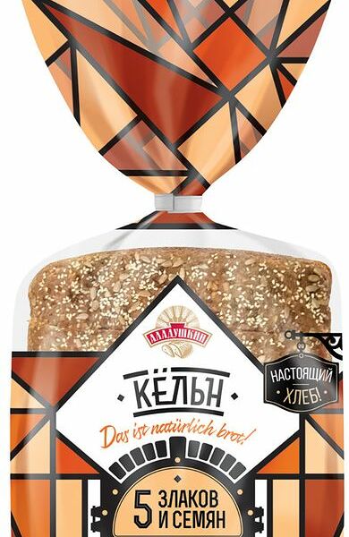 Хлеб Аладушкин Кёльн многозерновой нарезка, 400г