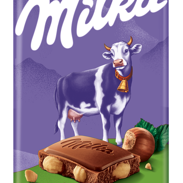 Шоколад молочный Milka с цельным фундуком, 85 г