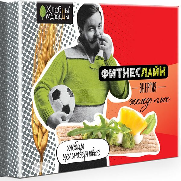 Хлебцы цельнозерновые Фитнес лайн Хлебцы-Молодцы энергия