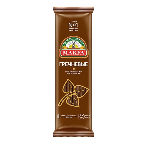 Макаронные изделия Макфа гречневые