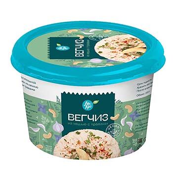 Продукт растительный ВегЧиз из кешью с французскими травами и чесноком АйсКро 200 г, Россия