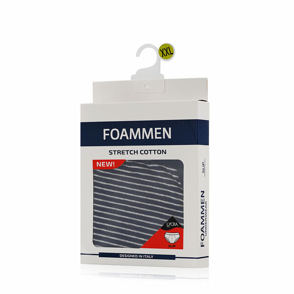 Мужские трусы-слипы Foammen Fo80504-1, синие, XXL