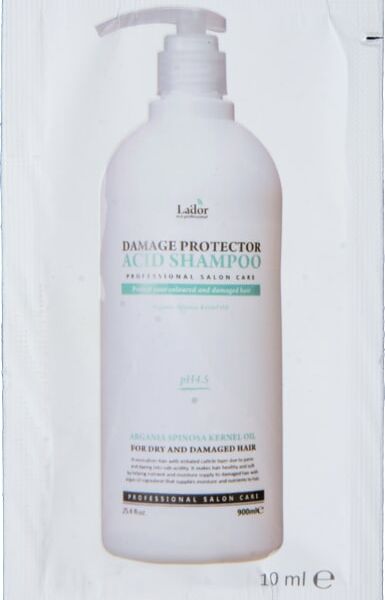 Шампунь-пробник LaDor Damage Protector Acid Shampoo с аргановым маслом 10мл